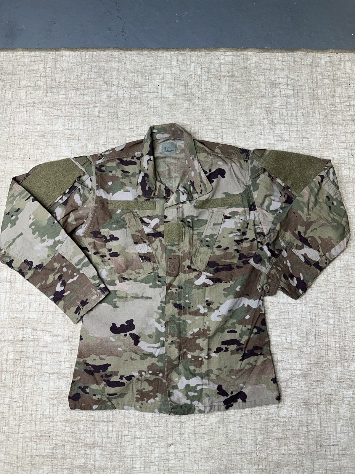 USGI Army OCP FRACU Combat Shirt Jacket Small Regular Used Excellent Multicam