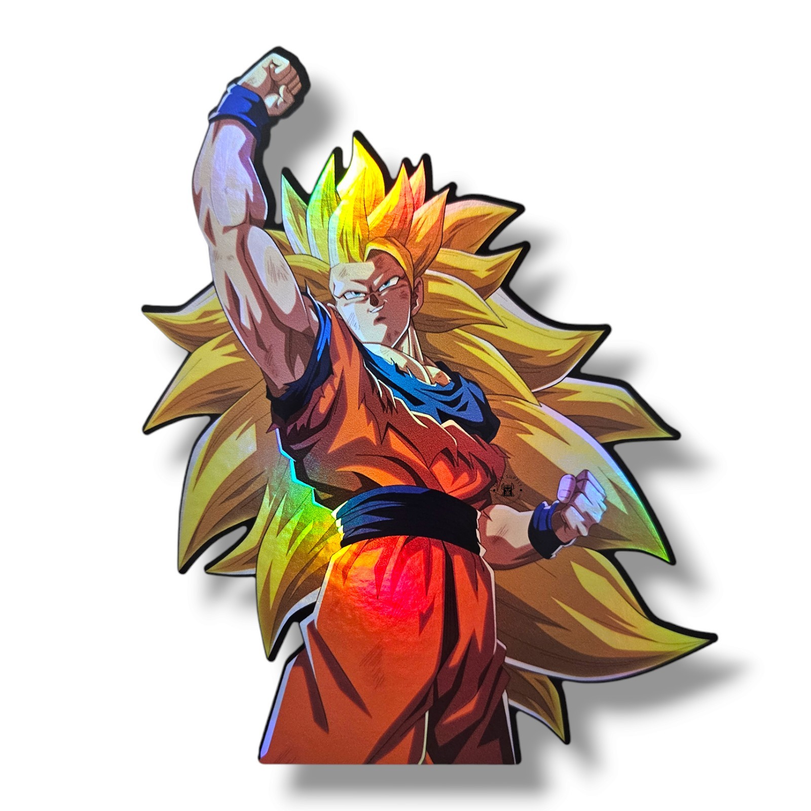 Dragonball Z Goku Super Saiyan 3 Holographic 3M Vinyl Car Sticker Decal