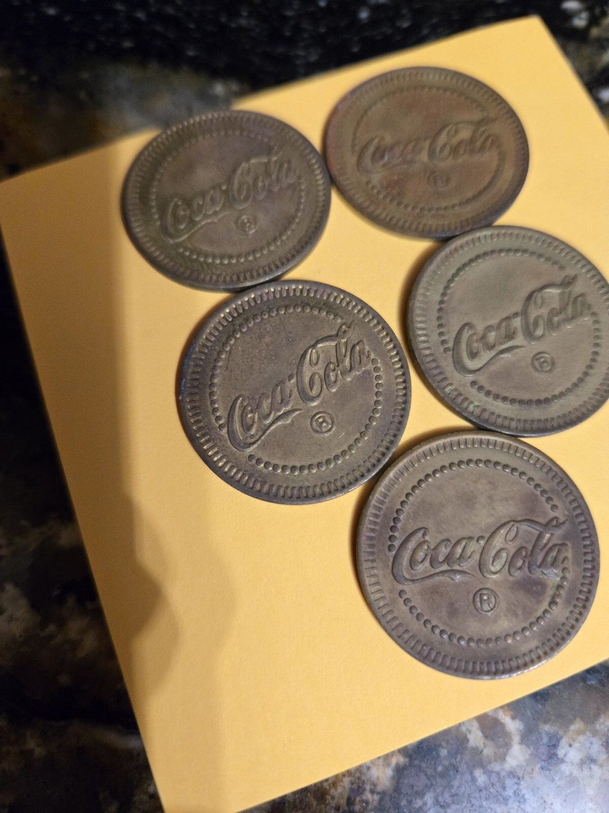 COCA COLA TOKEN COKE you get \'5\' TOKENS FOR $4.99