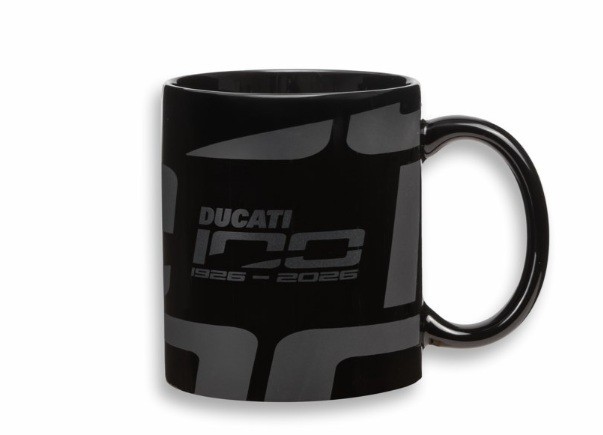Ducati One Hundred Ceramic Mug – Official Ducati 100th Anniversary Mug