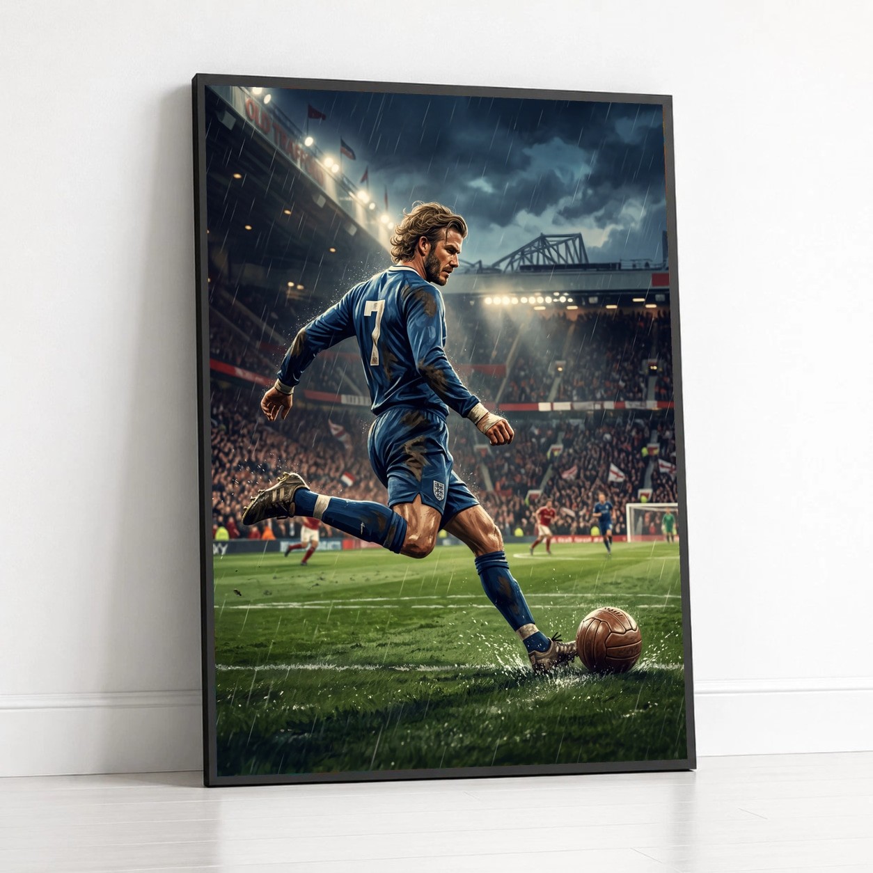 Poster Football - David Beckham Football Ultra-HD Art Print