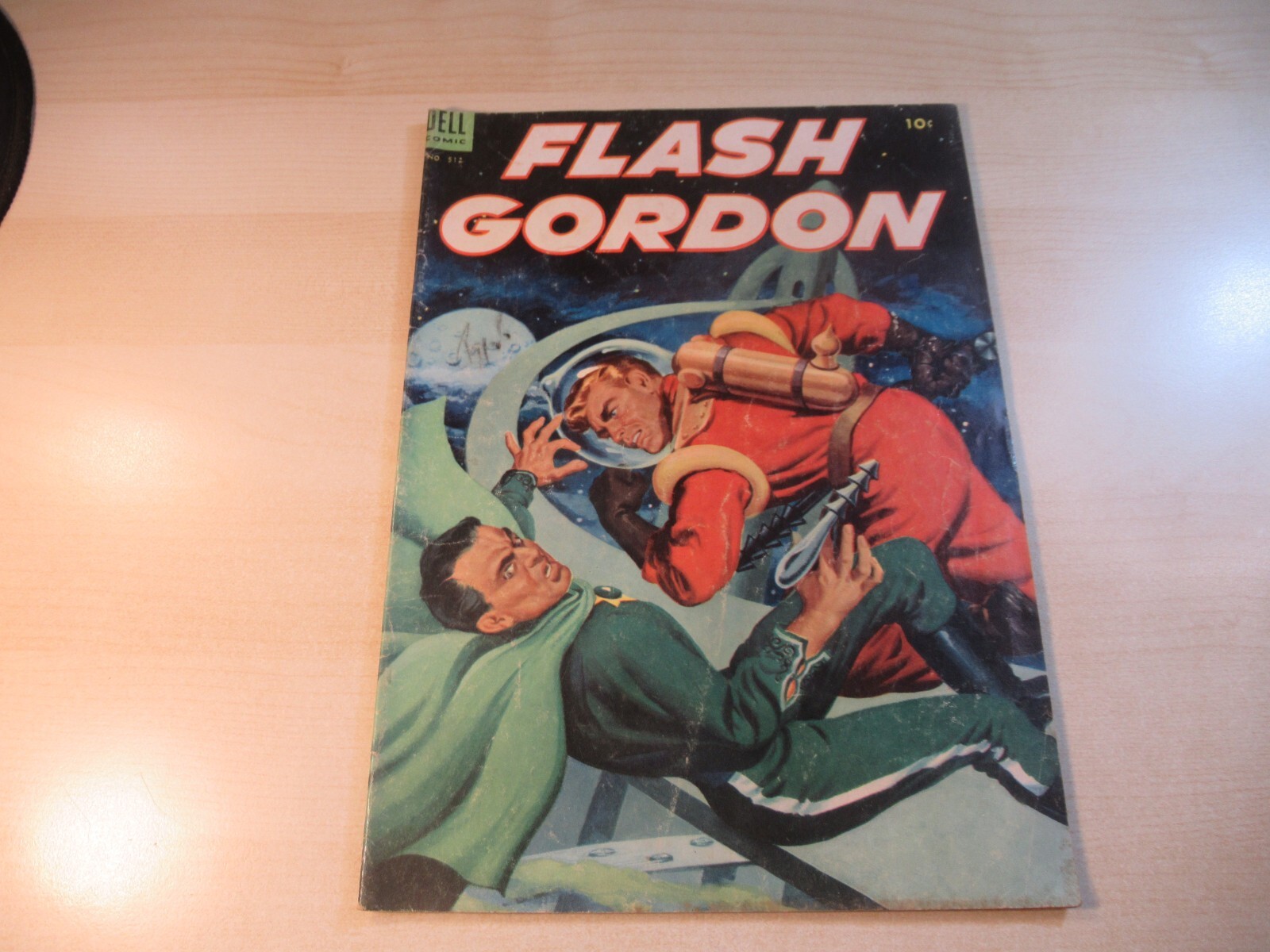 FOUR COLOR #512 FLASH GORDON DELL GOLDEN AGE MID GRADE SWEET RAY GUN COVER