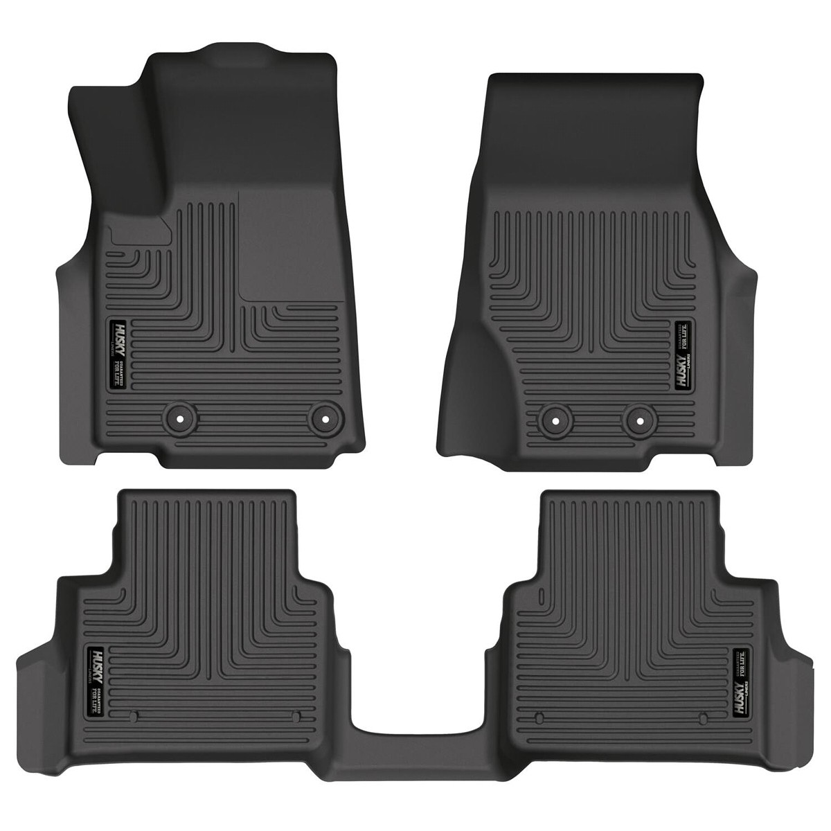 2021-24 Jeep Grand Cherokee L Front 2nd Row Floor Liners–Compatible Replacement