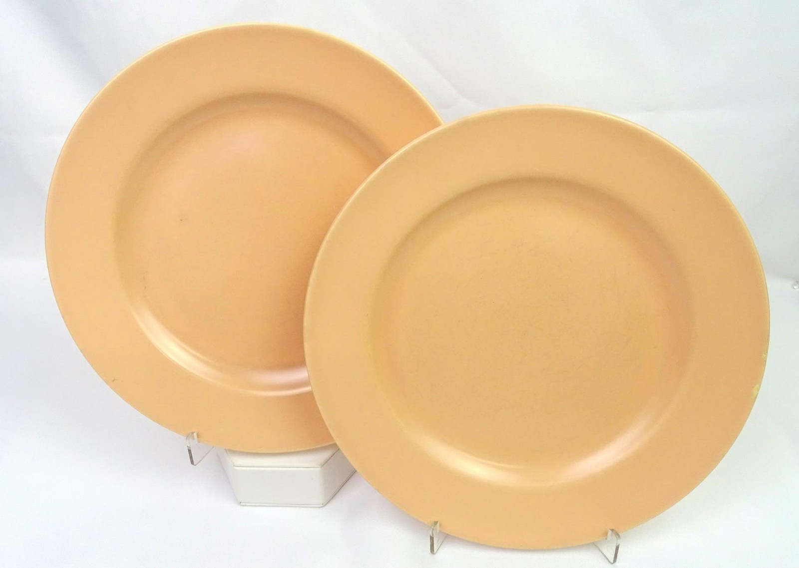 Franciscan California Pottery Coral El Patio 2 Pc 9 1/4