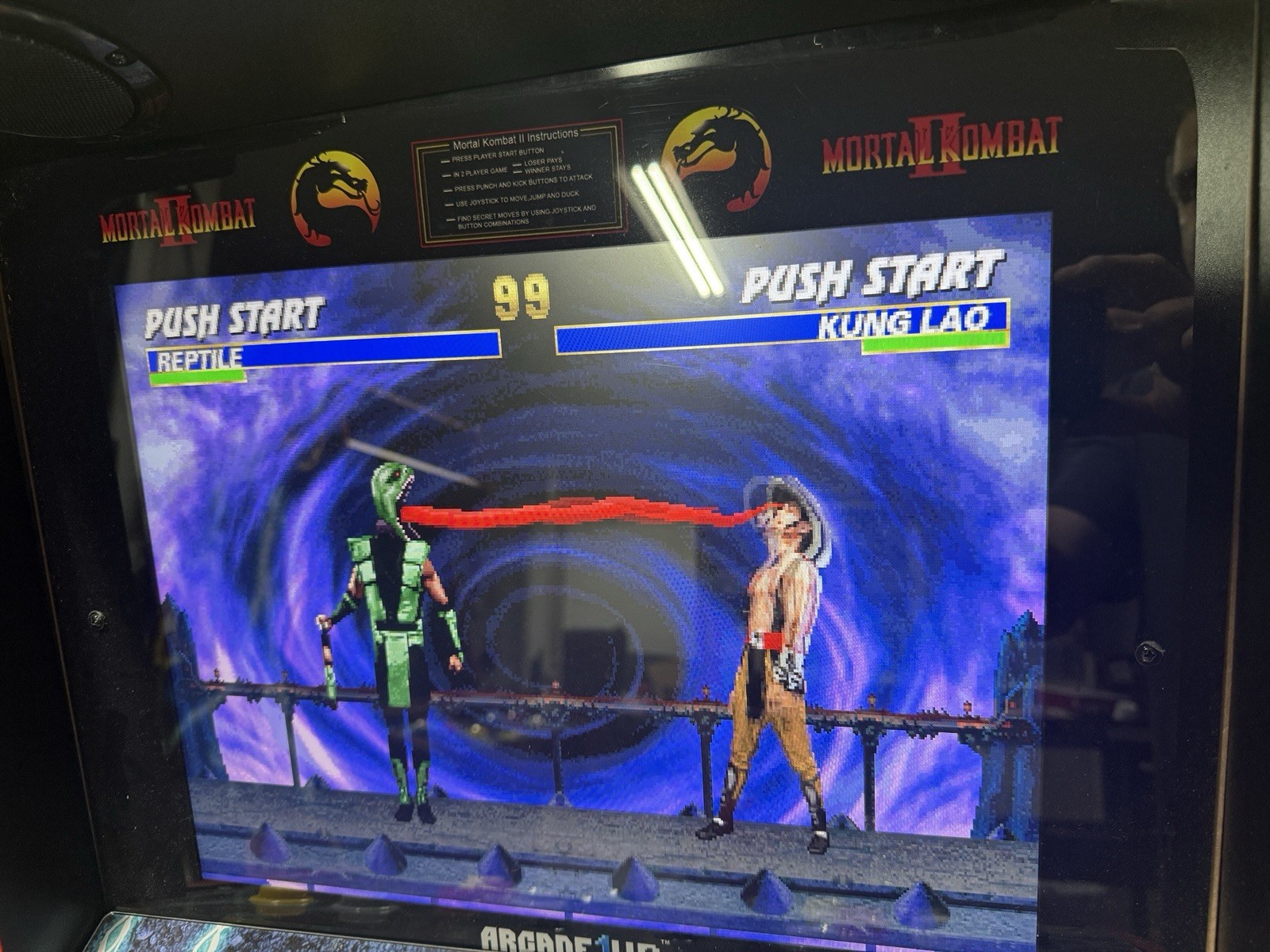 Arcade1Up - Mortal Kombat II Deluxe Arcade Screen Only