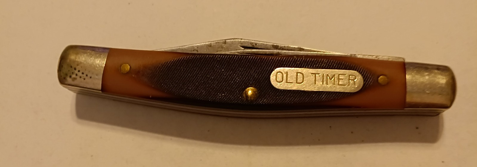 Vintage Schrade Old Timer #830T 2-Blade Folding Pocket Knife - Made in USA