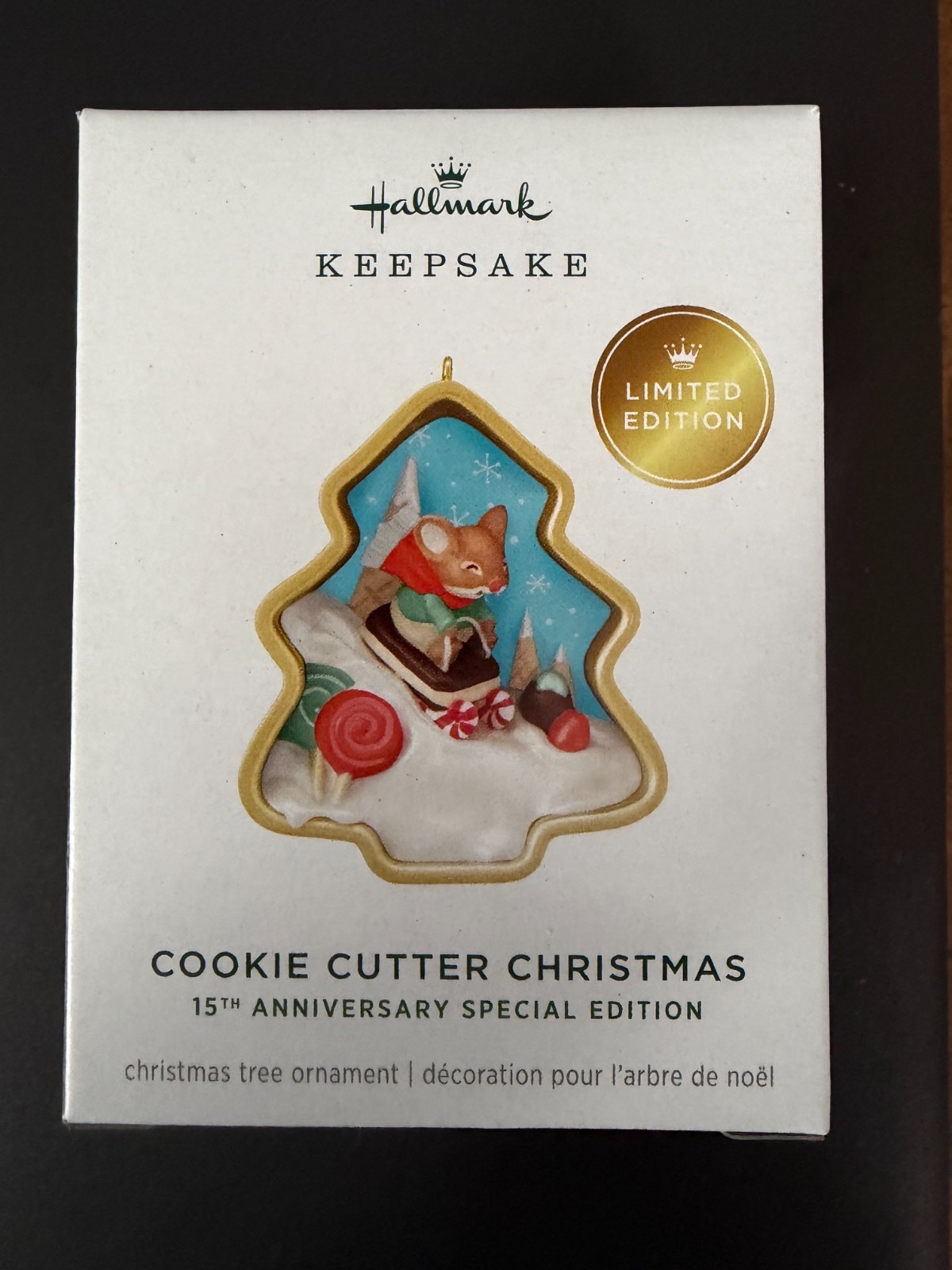 Hallmark Keepsake Limited Edition Cookie Cutter Christmas 15th Anniv. NIB 2026