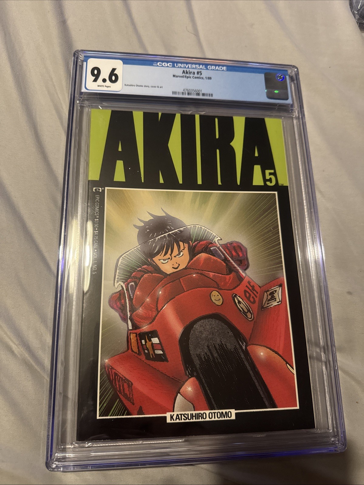 Akira #5 CGC 9.6 Katsuhiro Otomo First Print Manga Anime