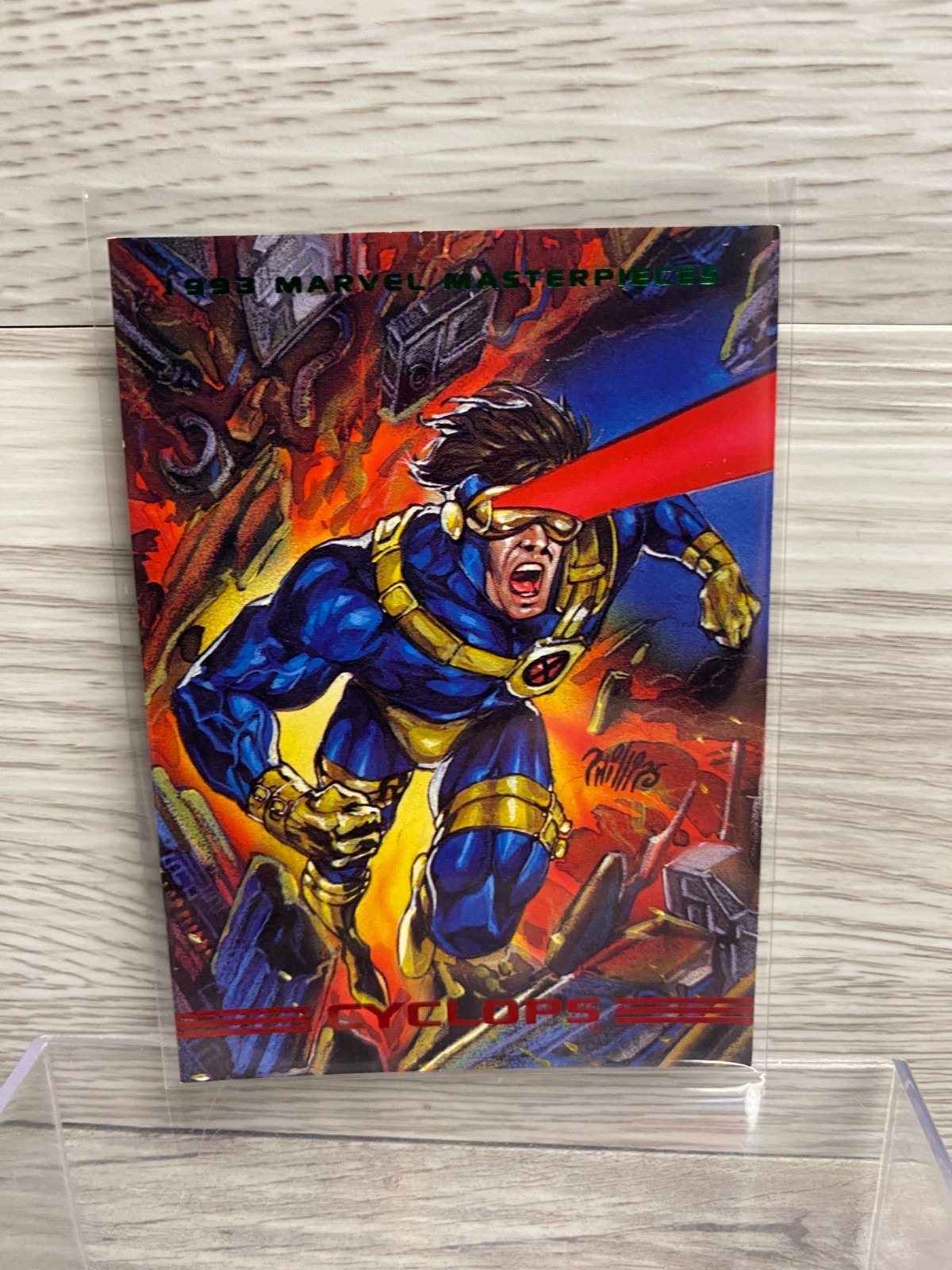 1993 SkyBox Marvel Masterpieces #7 Cyclops