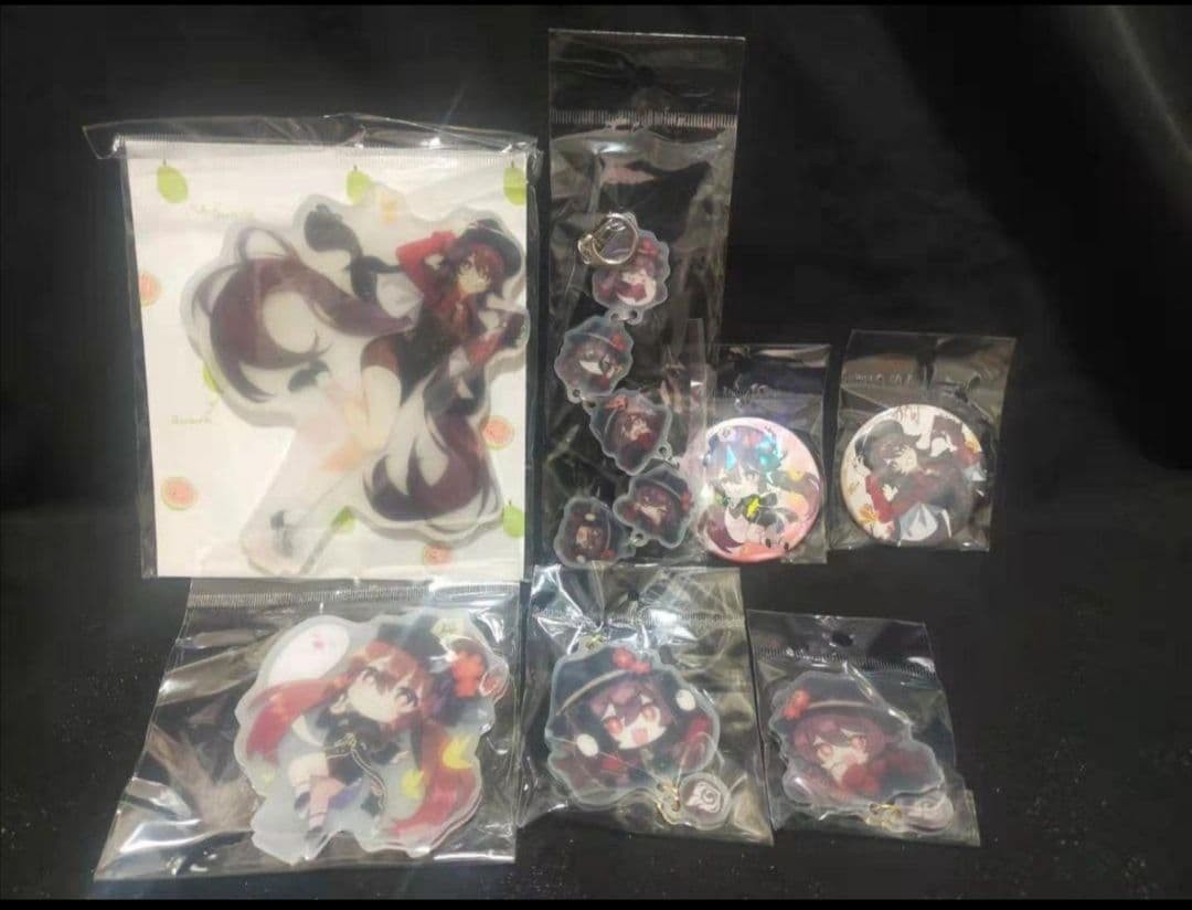 Genshin ONEPLUS 7 Kinds of Walnuts Merchandise Set with Protective Film #501f0a