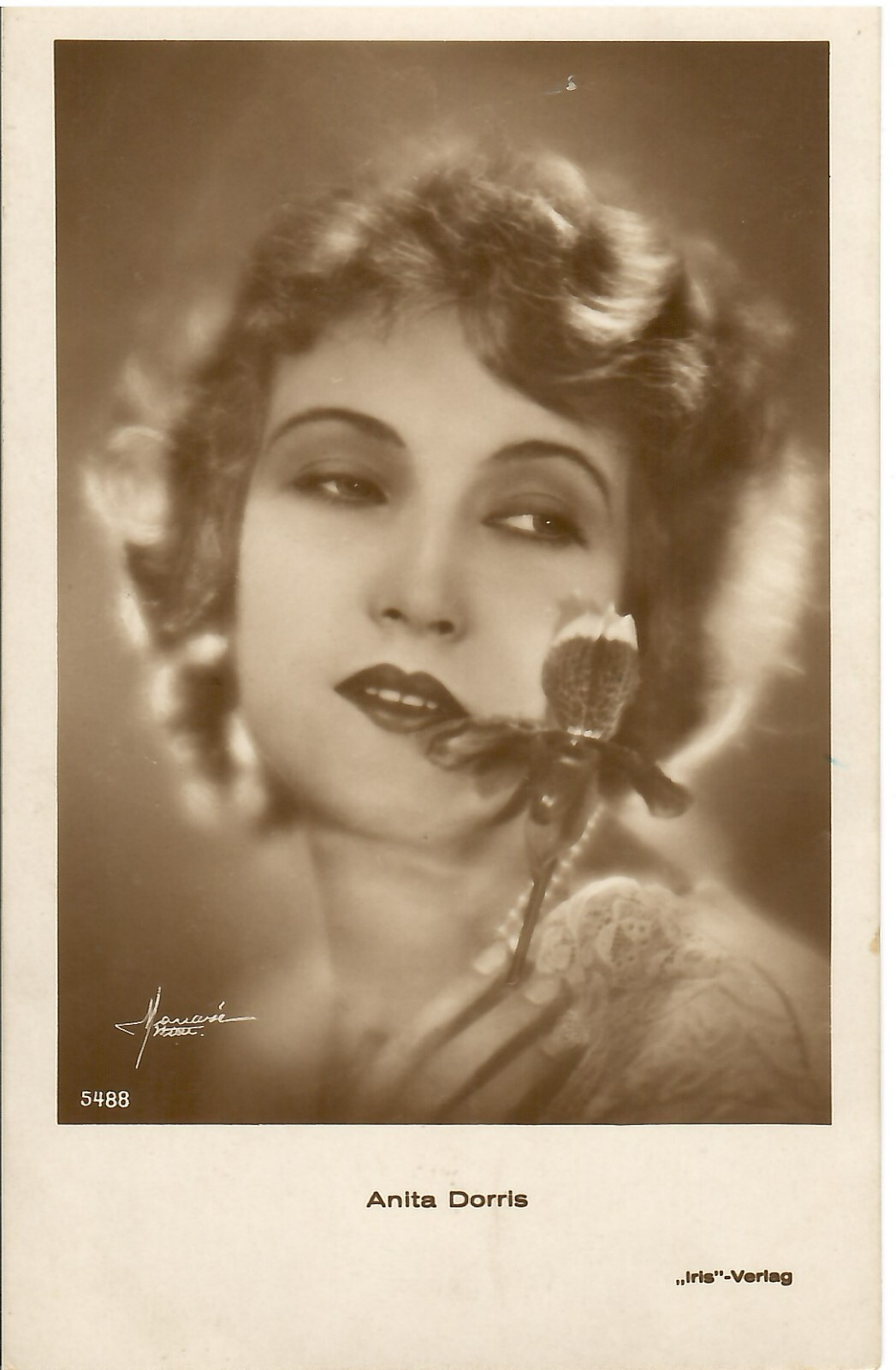 1920's RPPC Postcard ~ Lovely Actress 
