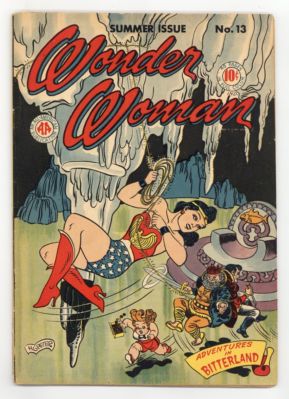 Wonder Woman #13 GD+ 2.5 1945