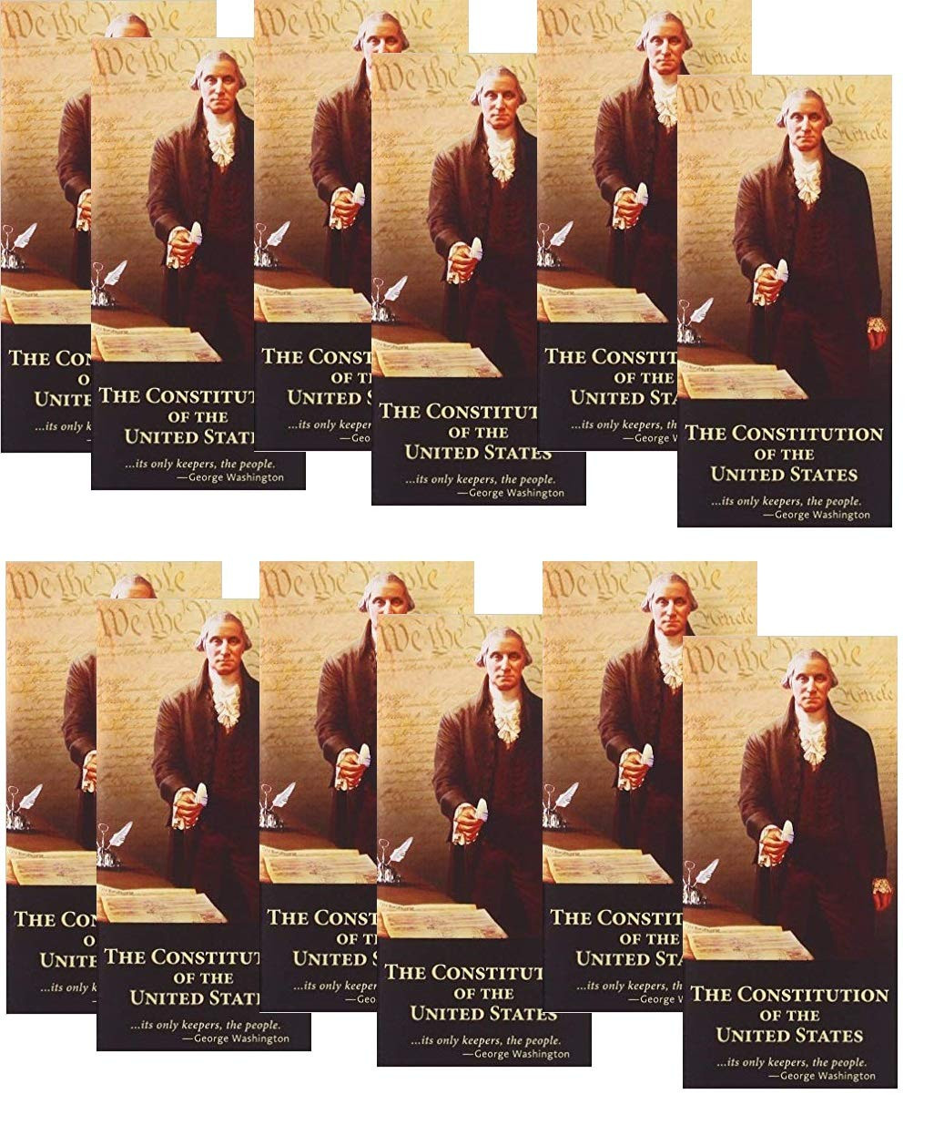 12- Pocket United States Constitution and Declaration of Independence