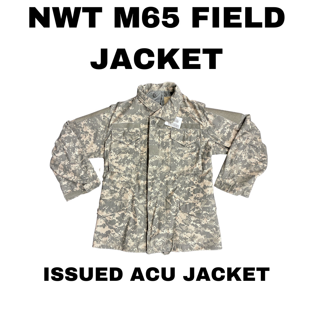 M65 Field Jacket NWT Large Regular U.S. Military Issue ACU New With Tags