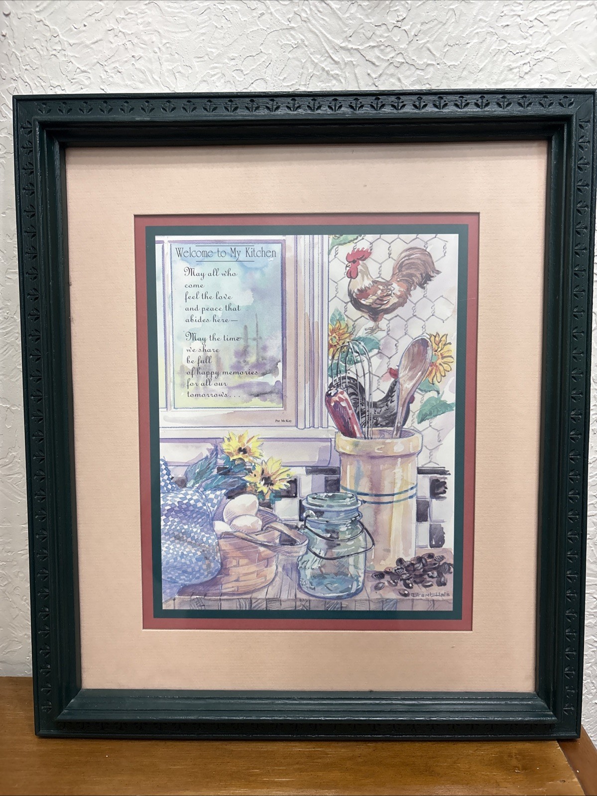 Vintage Homeco “Welcome To My Kitchen” Brent Hale Decor Photo Grandma Cottage