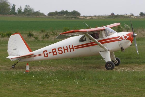 Luscombe Silvaire Monoplane Private Civilian Airplane Mahogany Wood Mode Large