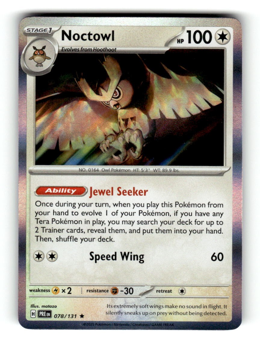 Noctowl Holofoil [PRE - 078/131]