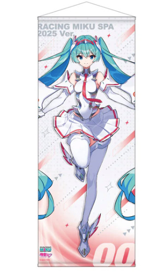 Caravan Hatsune Miku Racing Ver SPA 2025 Life-size Tapestry 70×180cm by saitom