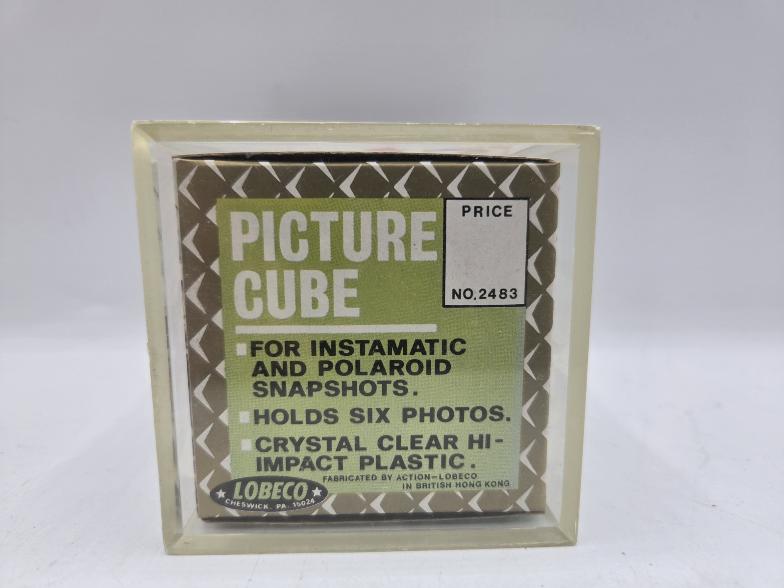 Vintage 1970\'S DELUXE PHOTO CUBE ~ Holds 6  3\