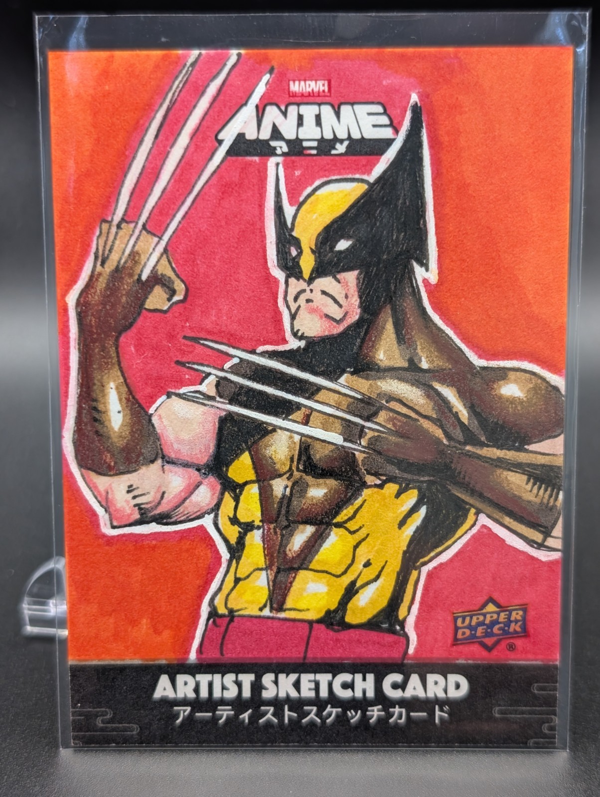 2020 Marvel Anime WOLVERINE Sketch Card by Aurelio Ceccacci 1/1