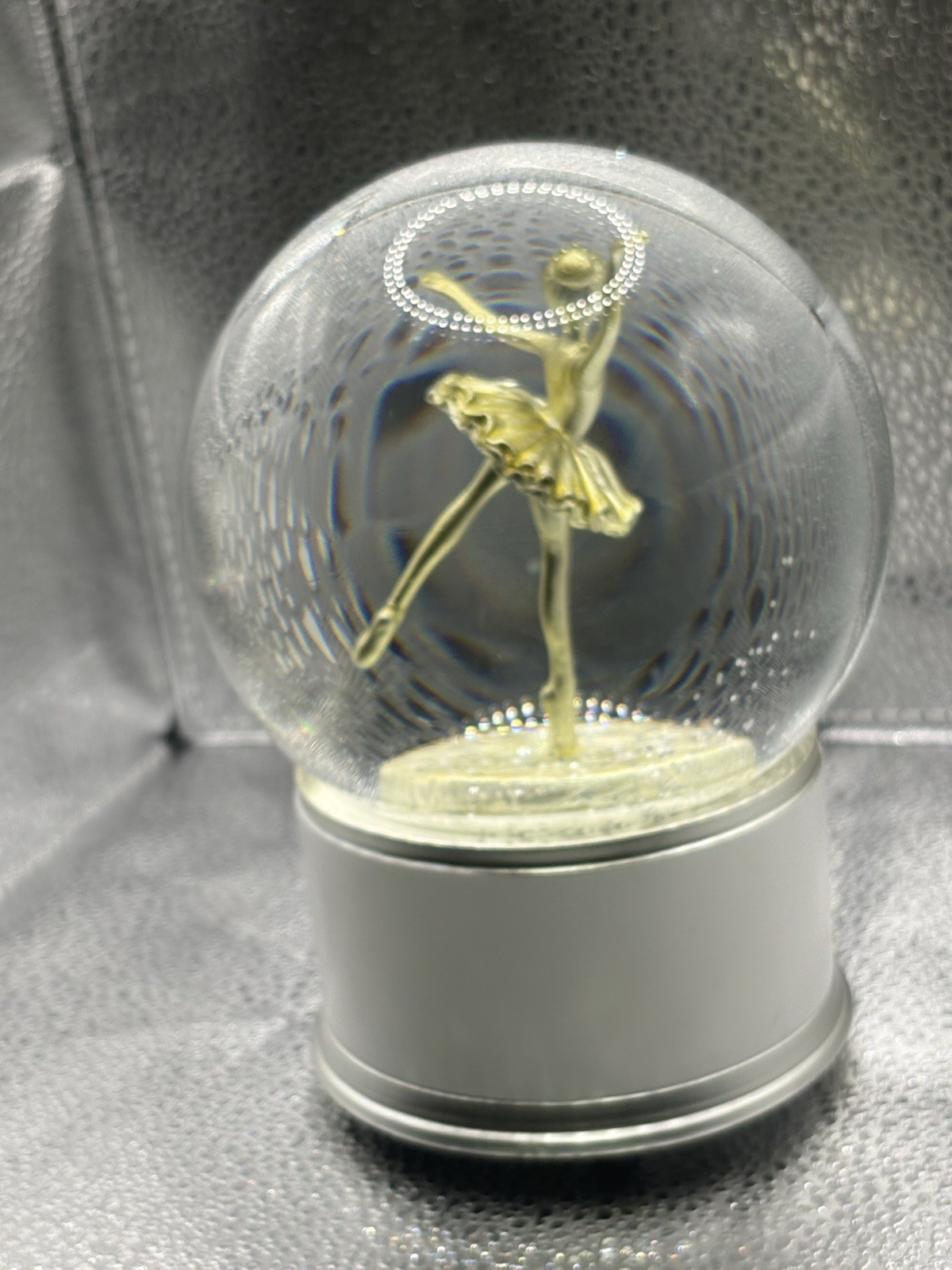 Musical Ballerina Snow Globe Plays Swan Lake Glitter Water Globe