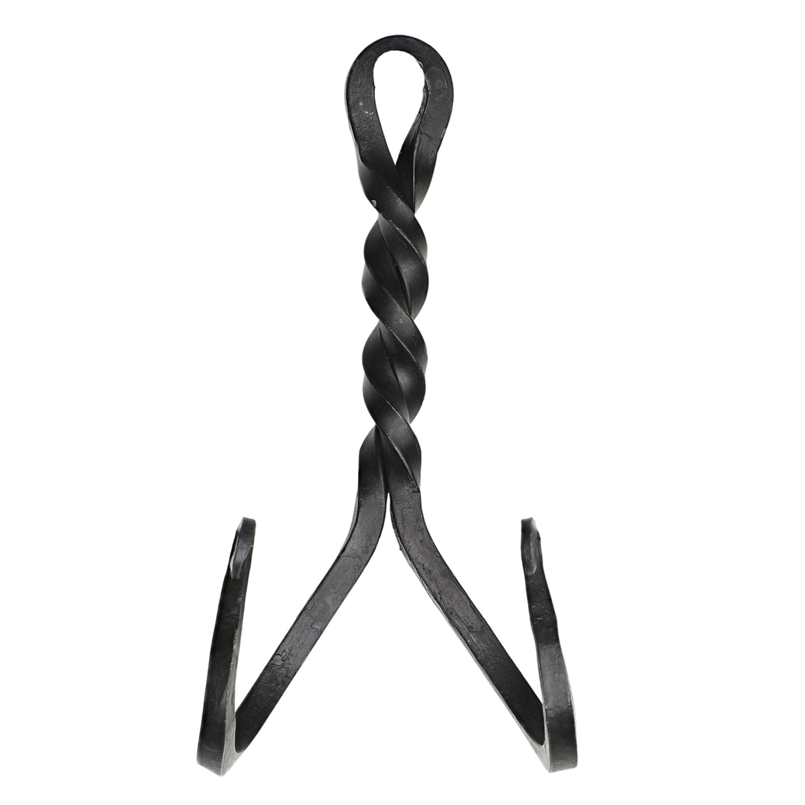 Hand-Forged Wall Mount Sword Stand - Universal Sword Hanger - Black Coated