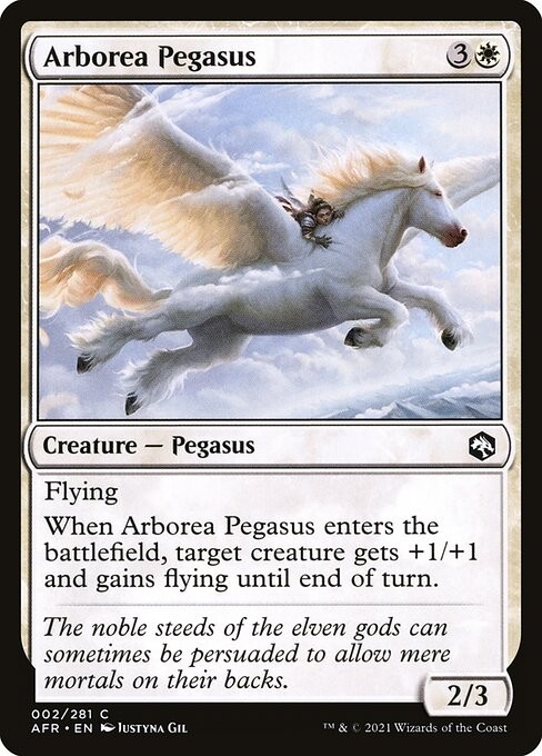[MTG] Arborea Pegasus (Foil) (002) (AFR) LP-HP
