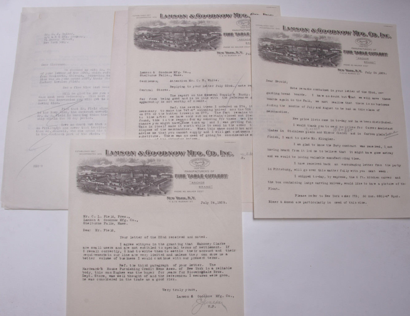 1929 Lamson Goodnow C J Walker NYC  Ephemera L618F