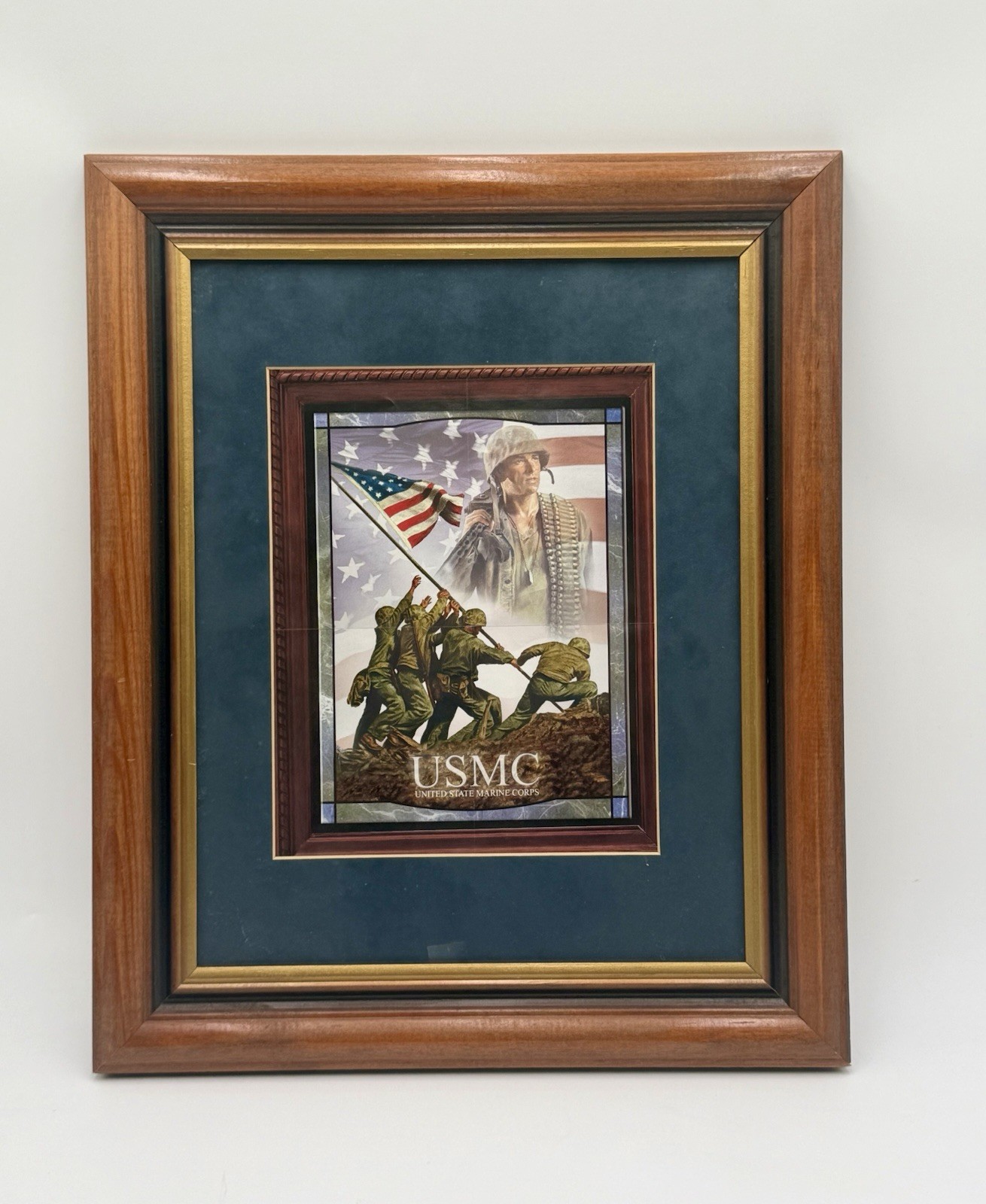 USMC WWII 6th Marine Division Veteran Tribute 17x14 Provenance Marine Gift