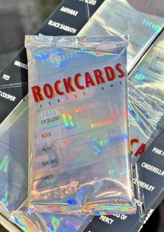 RockCards Series One 1991 Rock Music Trading Cards Lot of 2 Packs Sealed