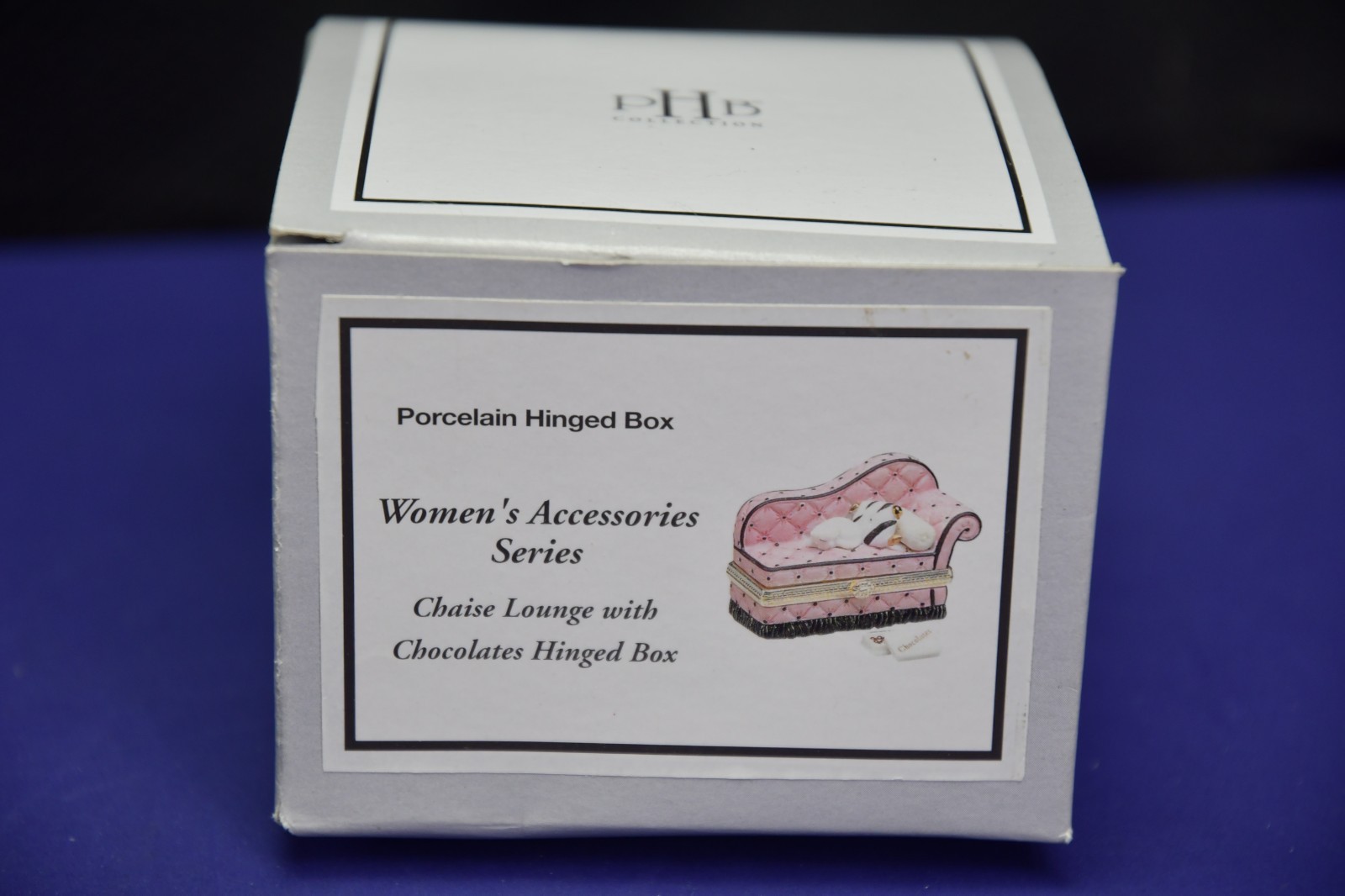 Midwest of Cannon Falls PHB Chaise Lounge w/ Box Chocolate Trinket Box