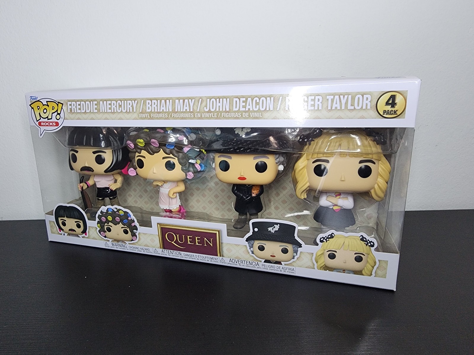 Funko Pop Rocks Queen I Want To Break Free 4-Pack Vinyl Figure Set New