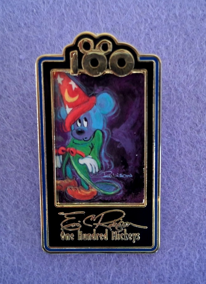 Disney 2002 Eric Robison ONE HUNDRED MICKEYS SORCERER MICKEY (pin#12) LE 3500