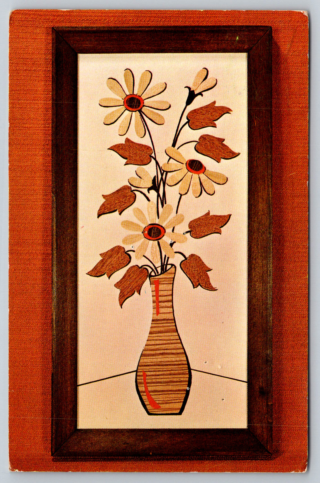 Wood Blooms Artistic Floral Fort Worth Texas Postcard