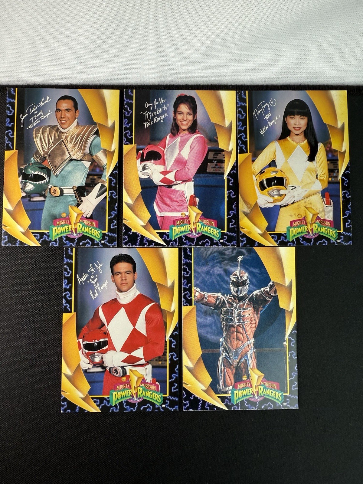1994 Mighty Morphin Power Rangers Cards  Signature Collect-A-Card RARE