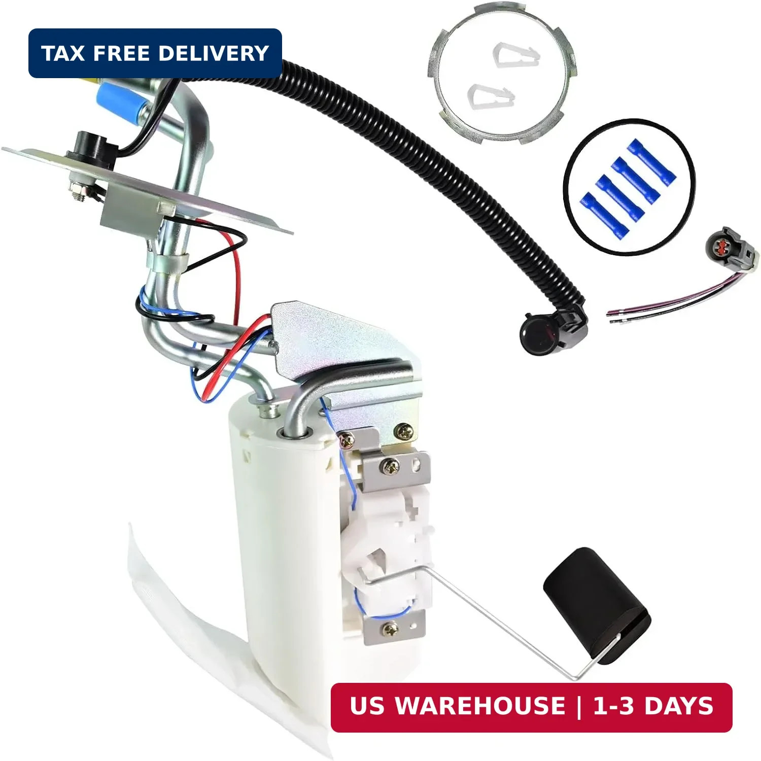 SP2007H Rear Electric Fuel Pump Module Assembly Compatible with Ford for F150/F-