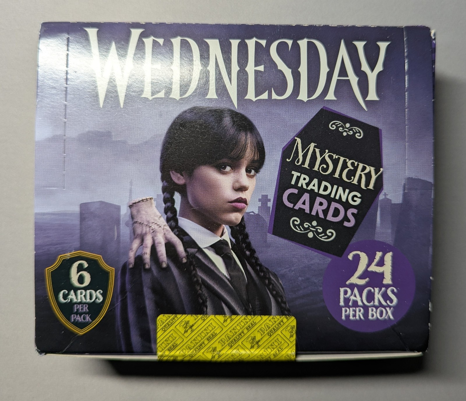 1 Factory Sealed Box 2025 Panini Wednesday Mercoledi Mystery Cards