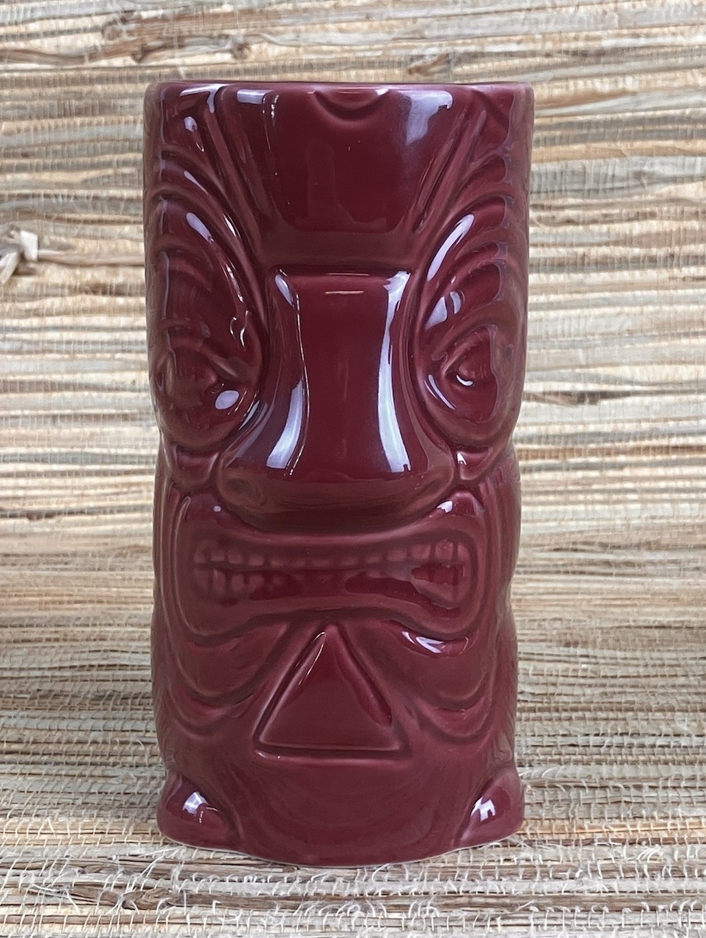 Plantation Rum Tiki Mug Purple Glaze 6.5