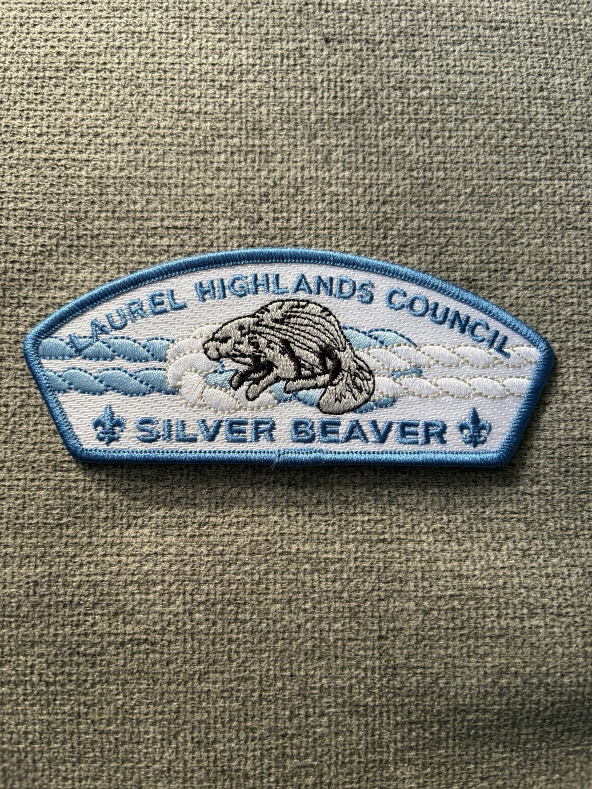 Boy Scout Patch - Laurel Highlands - Silver Beaver