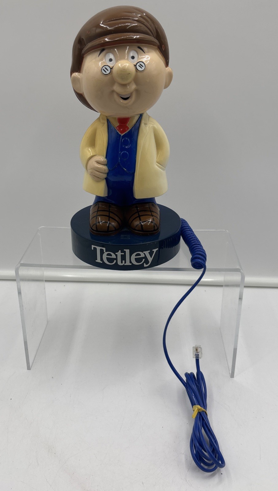 Vintage Tetley Tea Gaffer Novelty Telephone 1990s Collectible Landline Phone