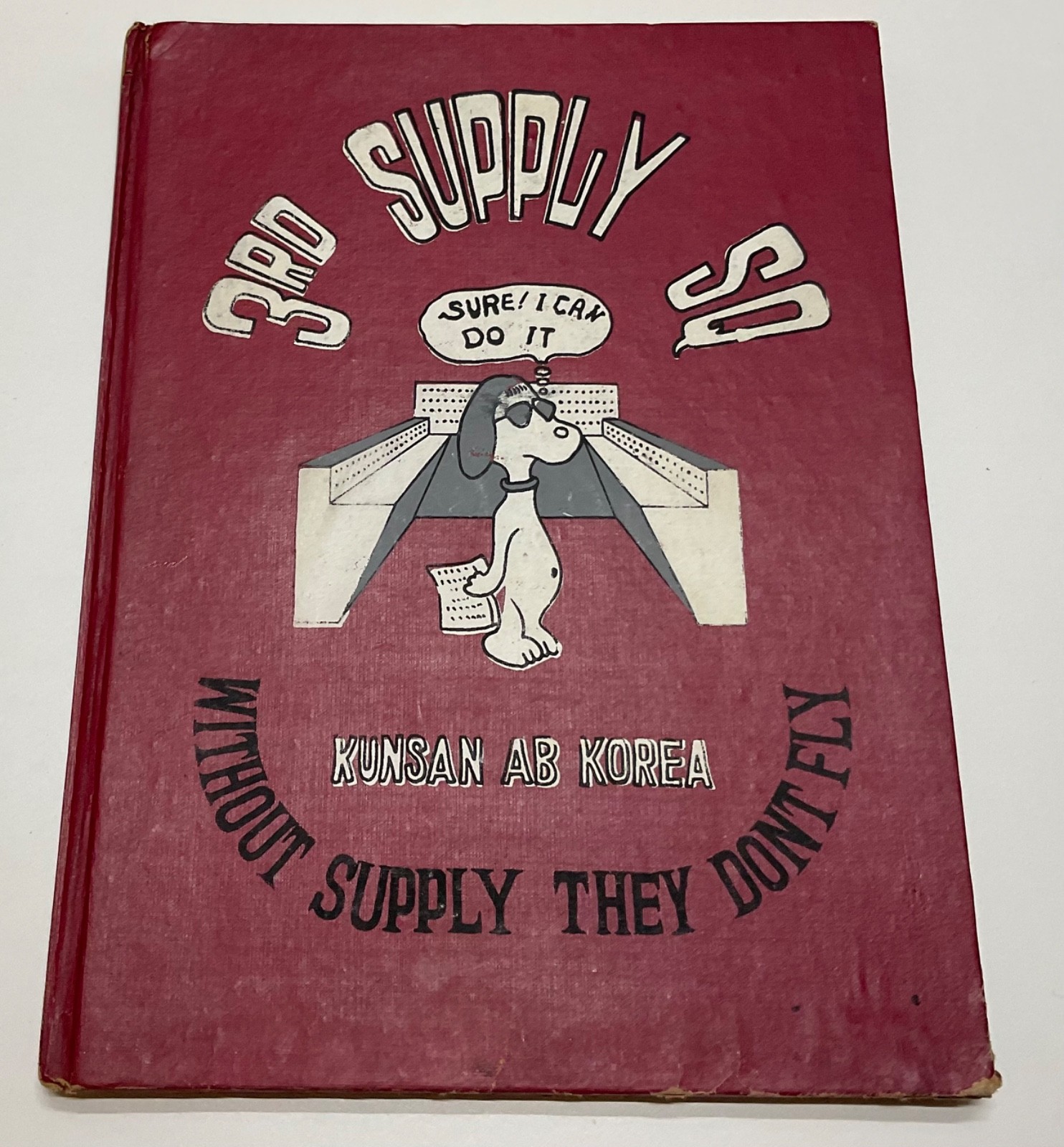 1971-74 3rd Supply Squadron Kunsan AB Korea USAF Vietnam Era Unit Photo Book