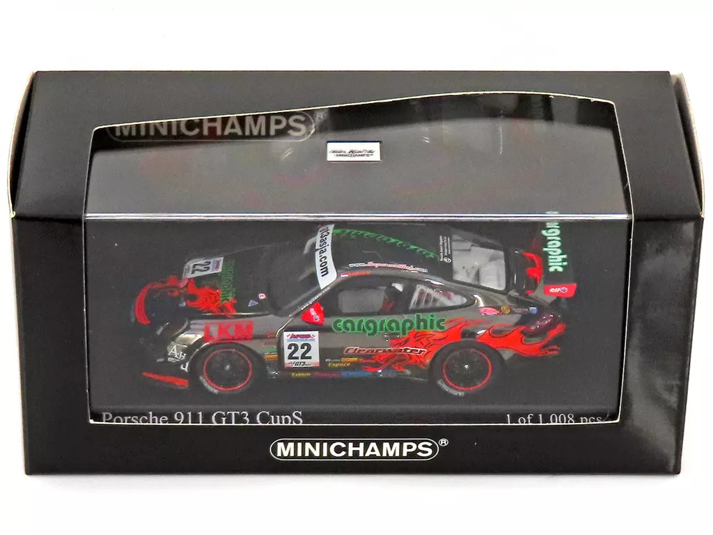 1/43 Minichamps Porsche 911 GT3 Cup S David Lai Asia Challenge 2009 Diecast Mode