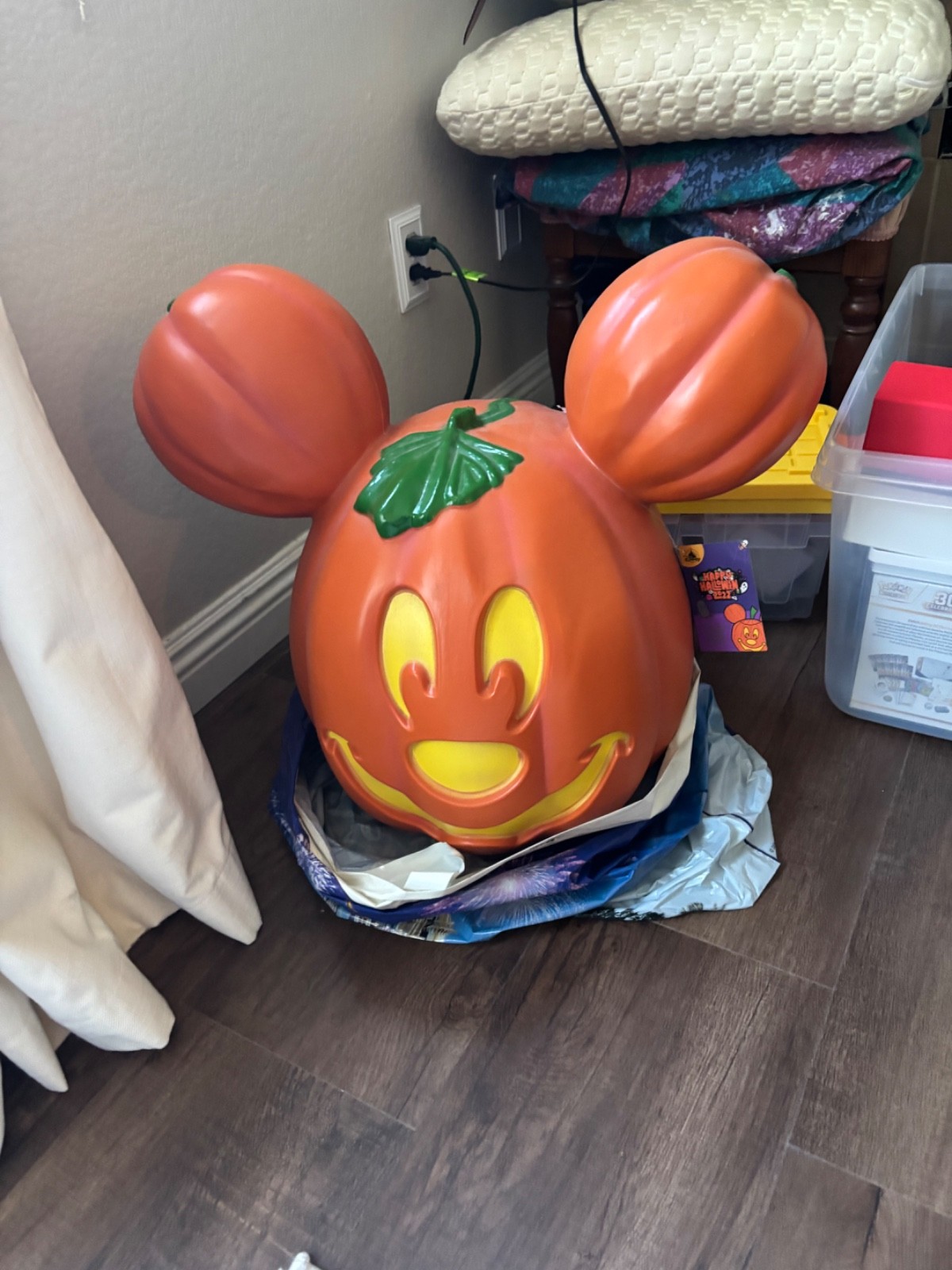 Disney Mickey Pumpkin Light Up Jack O Lantern Costco 2024 SOLD OUT HALLOWEEN