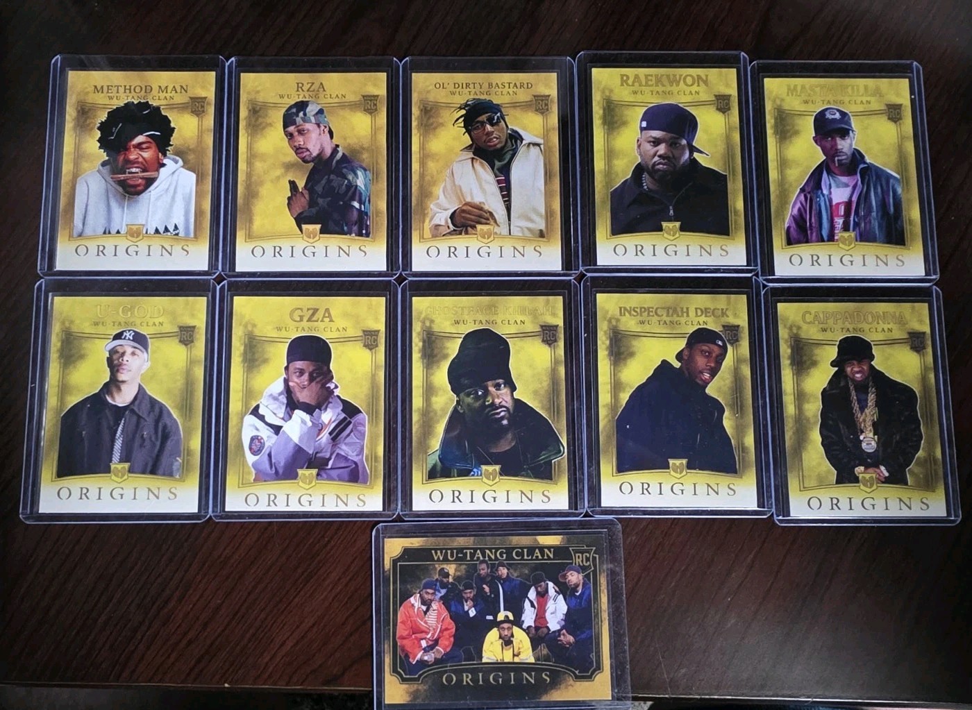 Wu-Tang 11 Card Set Rap R&B Hip-Hop Trading Card Topps Panini Wutang