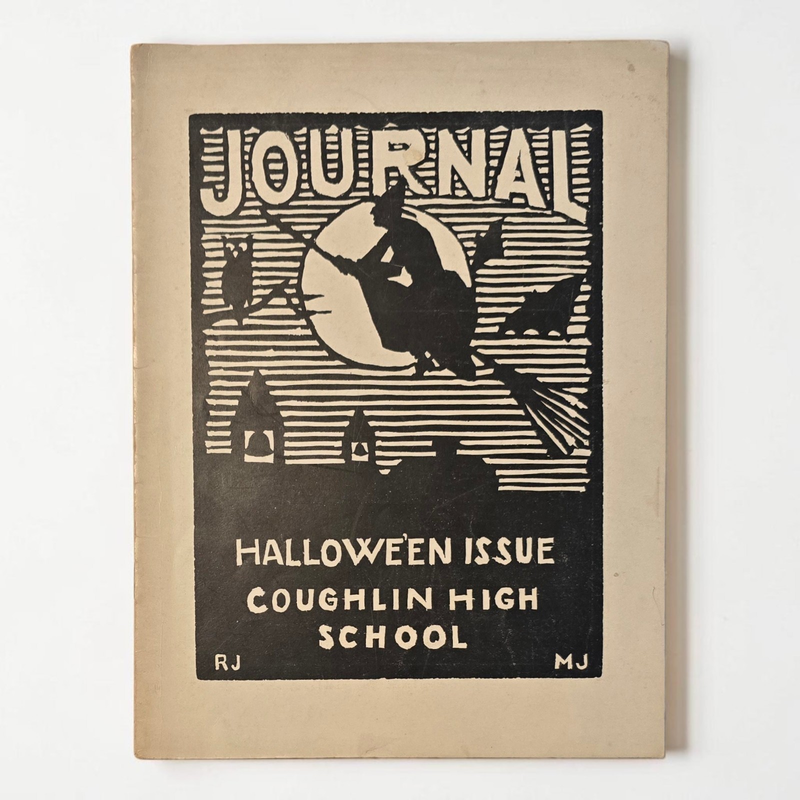 Vintage 1935 Coughlin High School Journal October Halloween Ed. Wilkes-Barre PA