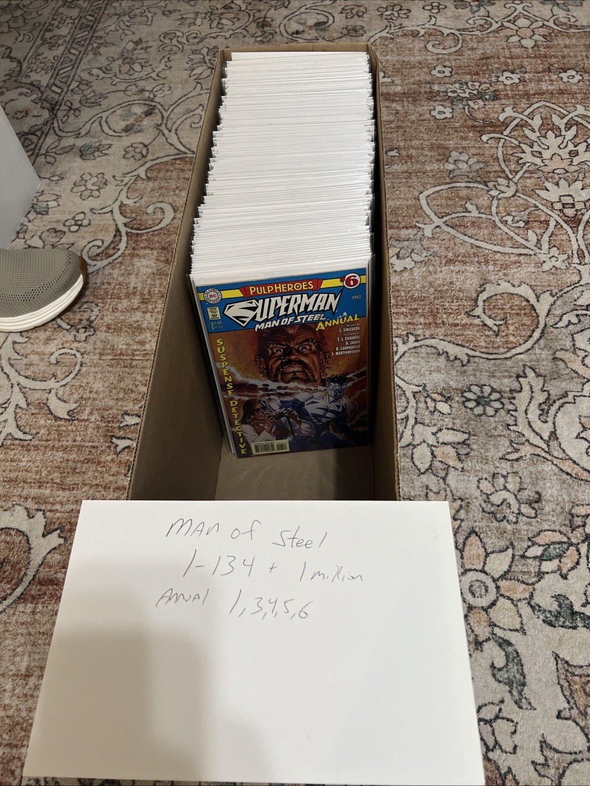 Superman The Man Of Steel Complete #1-134-1 Million-Annual 1,3,4,5,6 VG-NM Nice Superman The Man Of Steel Complete #1-134-1 Million-Annual 1,3,4,5,6 VG-NM Nice