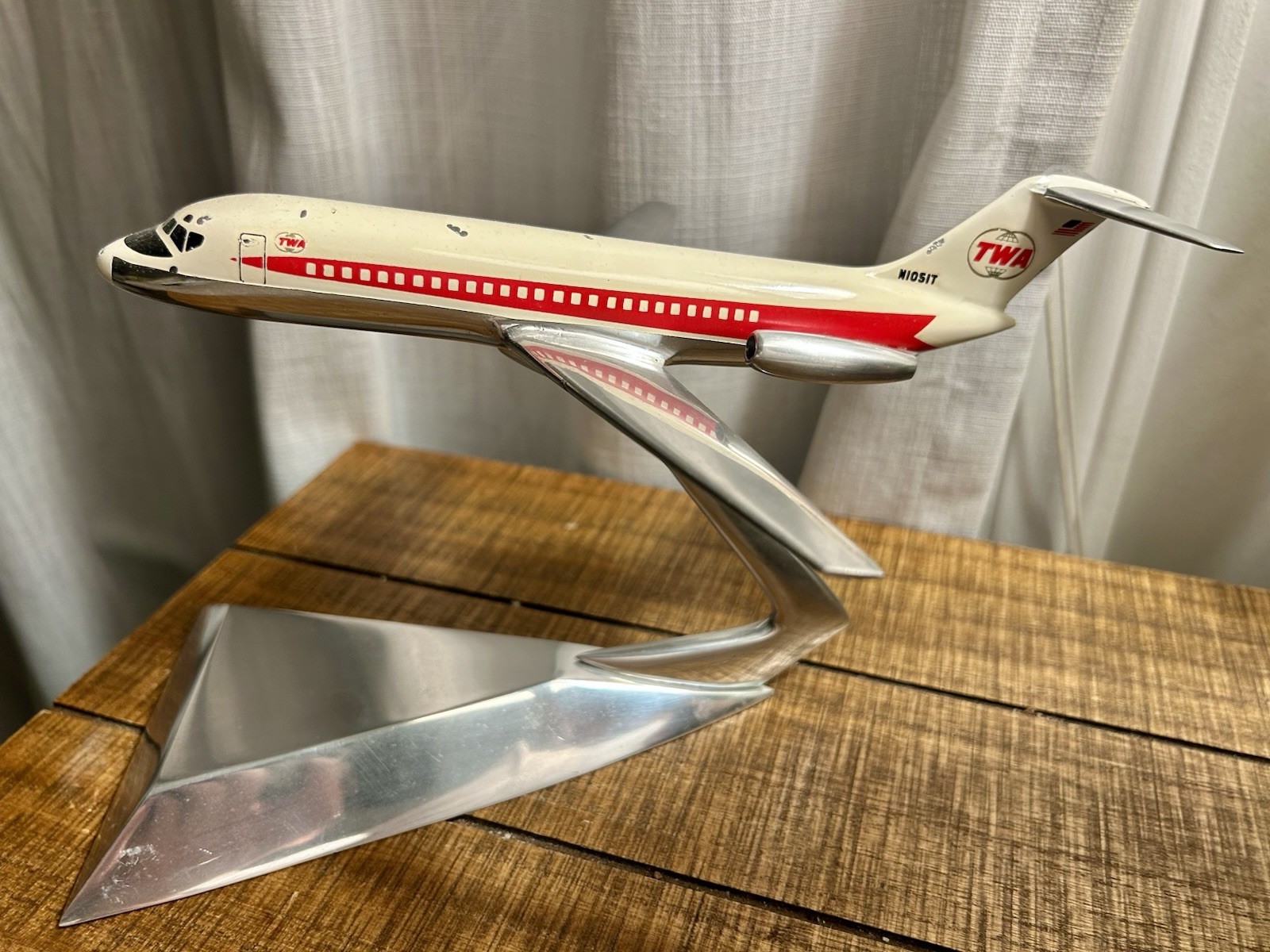 Rare TWA Douglas DC-9 Model - David’s Models (Riffe)