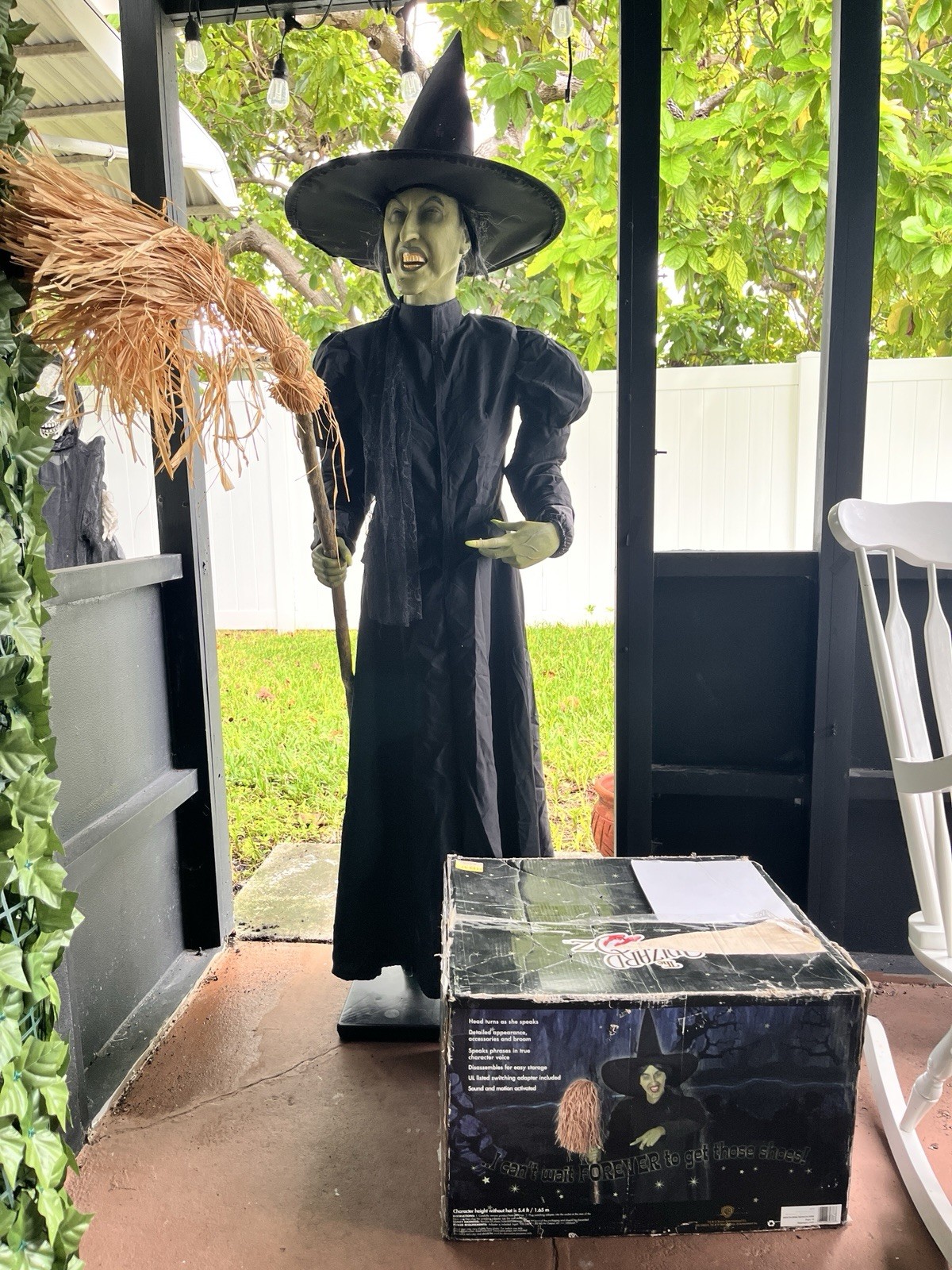 Wizard Of Oz Wicked Witch - Spirit of Halloween Gemmy Animatronic Not Working