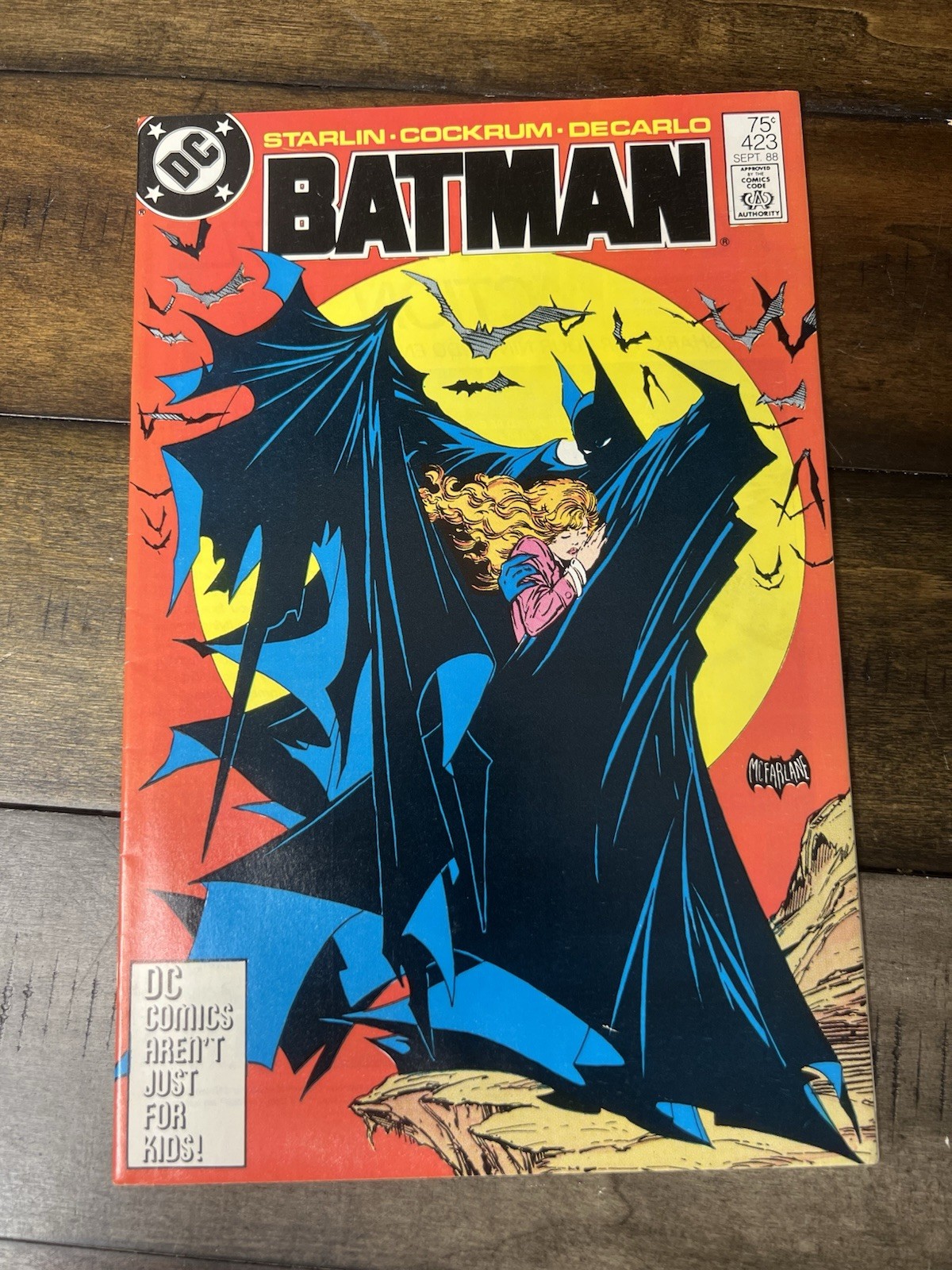 Batman #423 3rd Print DC 1988 Todd McFarlane Classic Cover Starlin Cockrum