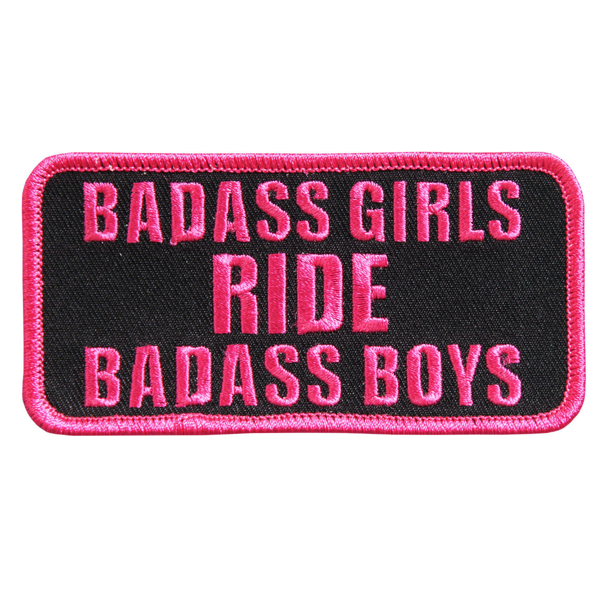 Badass Girls Ride EMROIDERED IRON ON MC  BIKER PATCH 